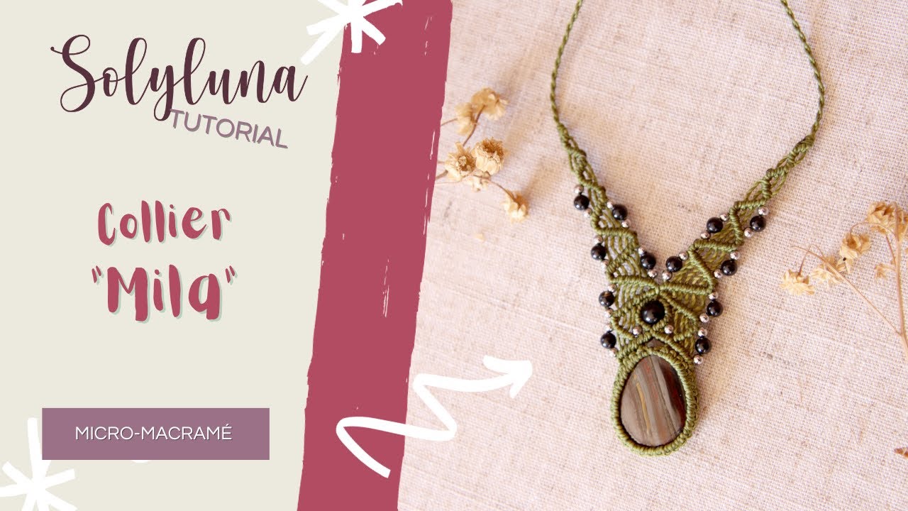DIY micro macramé : Comment créer le collier 