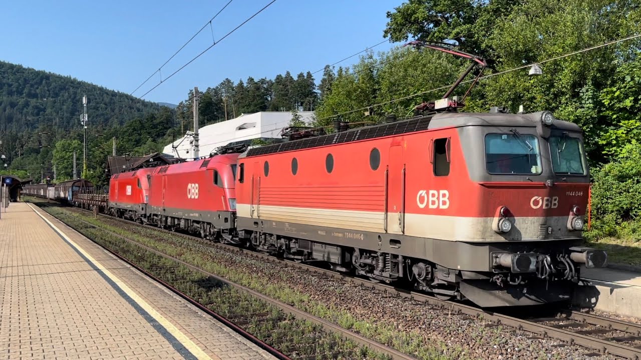 🇦🇹 Zugverkehr/Trains at Villach-Warmbad 30.06.23