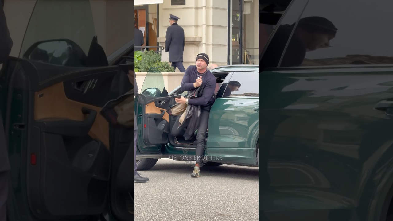 Capo & Super Model getting out at Hotel Paris in RSQ8 #billionaire #monaco#luxury#trending#lifestyle