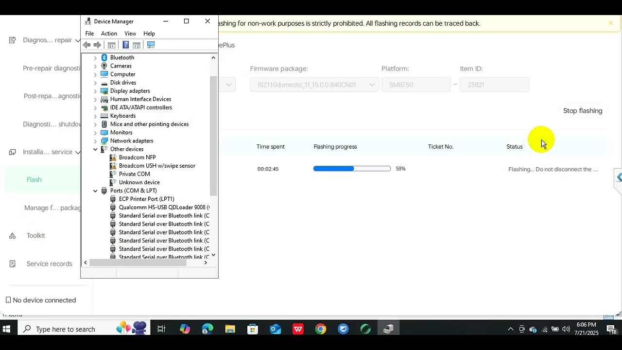 Oneplus 13 PJZ110 Auth Flash | Dead Qualcomm 9008 | Pin Pattern Frp Demo Region Lock #oneplus13auth
