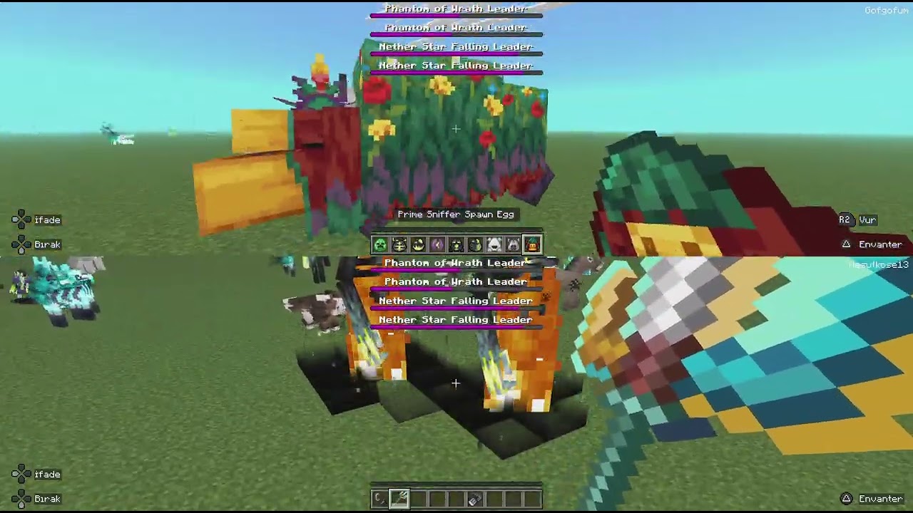 Minecraft_değişik moblar ve itemler