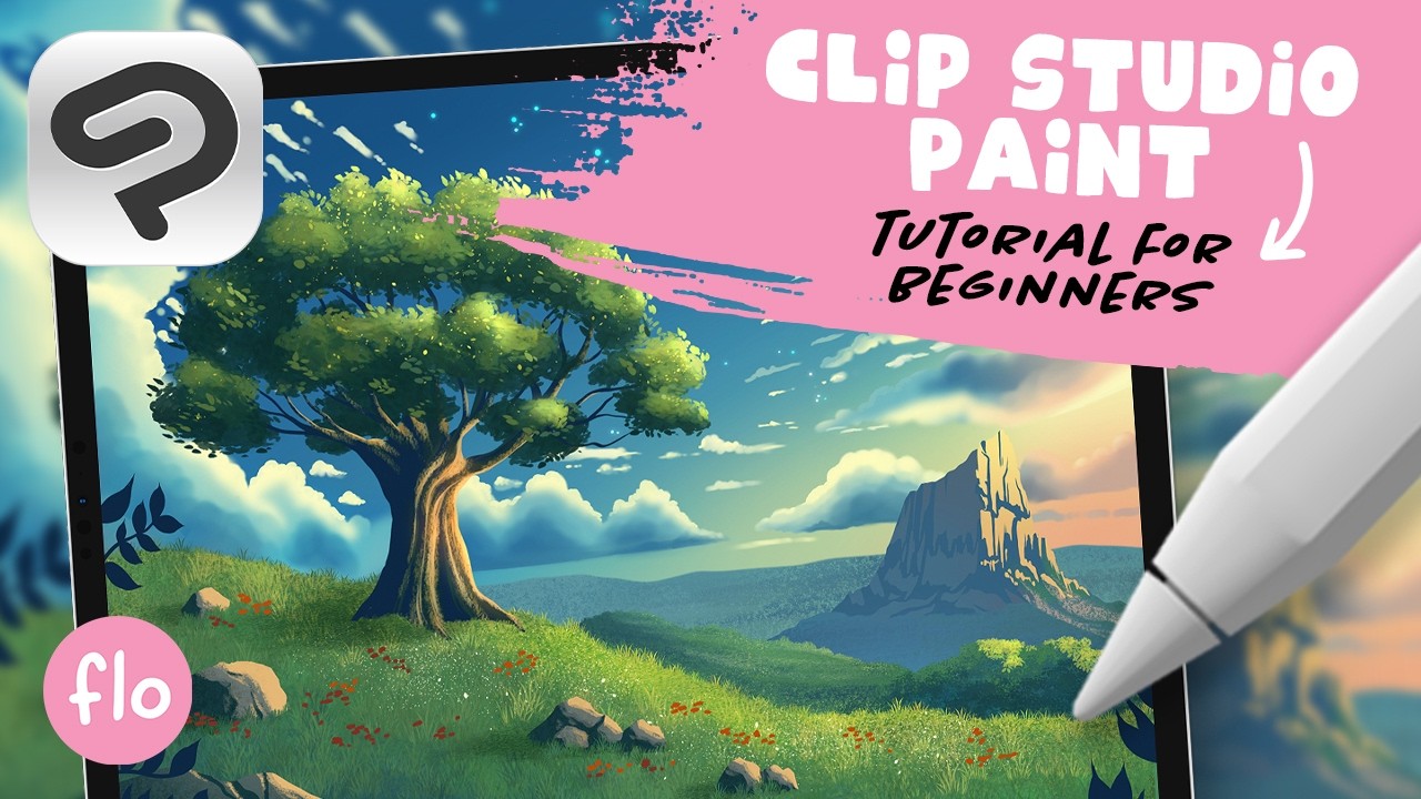 Learn Clip Studio Paint: Easy Landscape Painting for Beginners