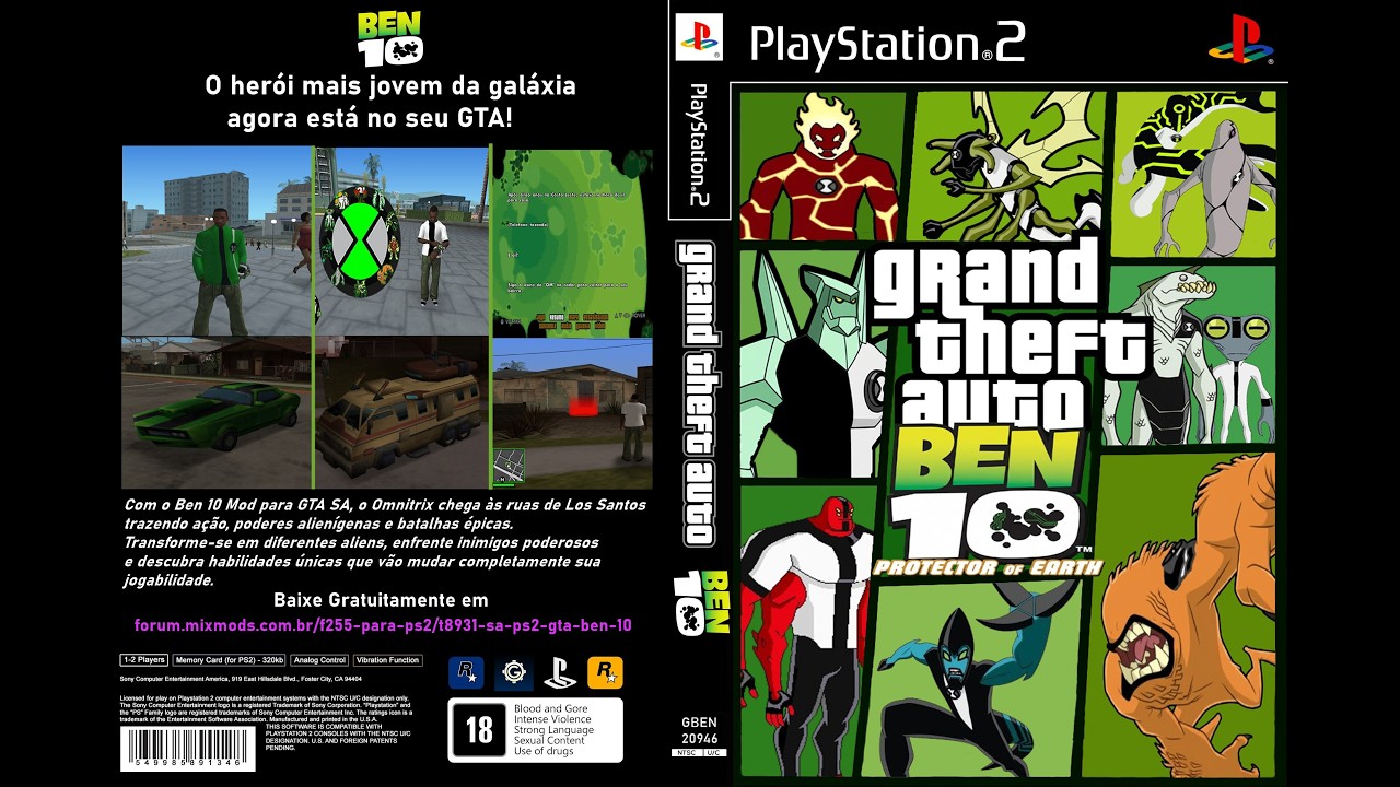 YA saliooo el NUEVO GTA BEN 10 para la PS2