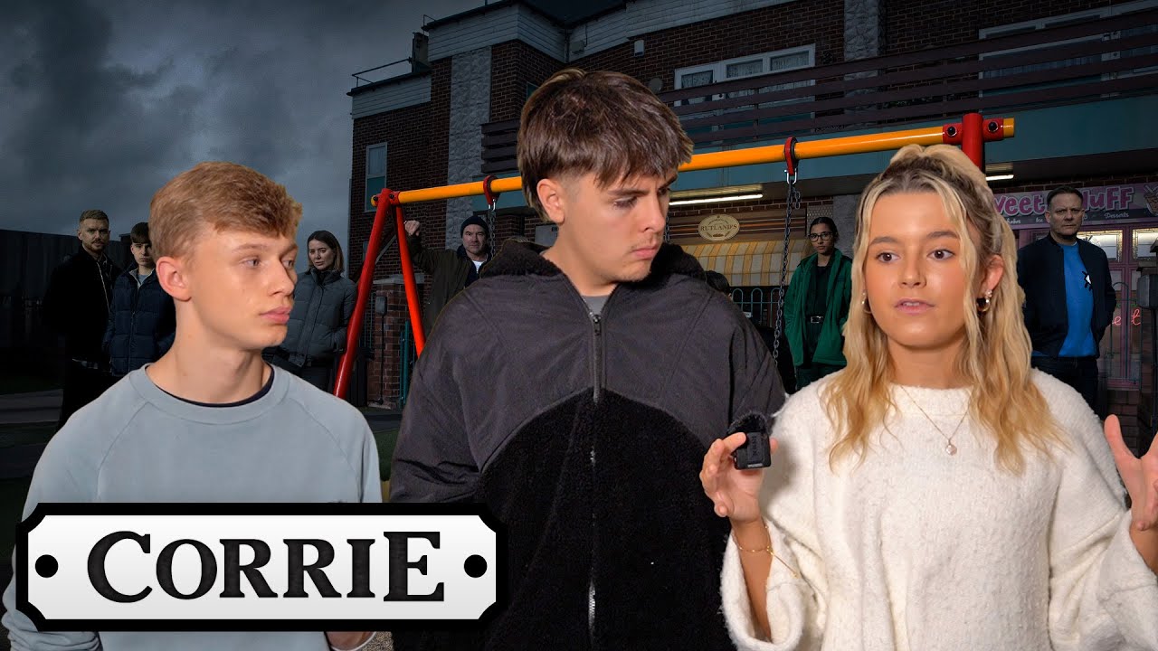 The Story Behind the Knife Crime Crisis With Luca, Liam and Sydney | Coronation Street