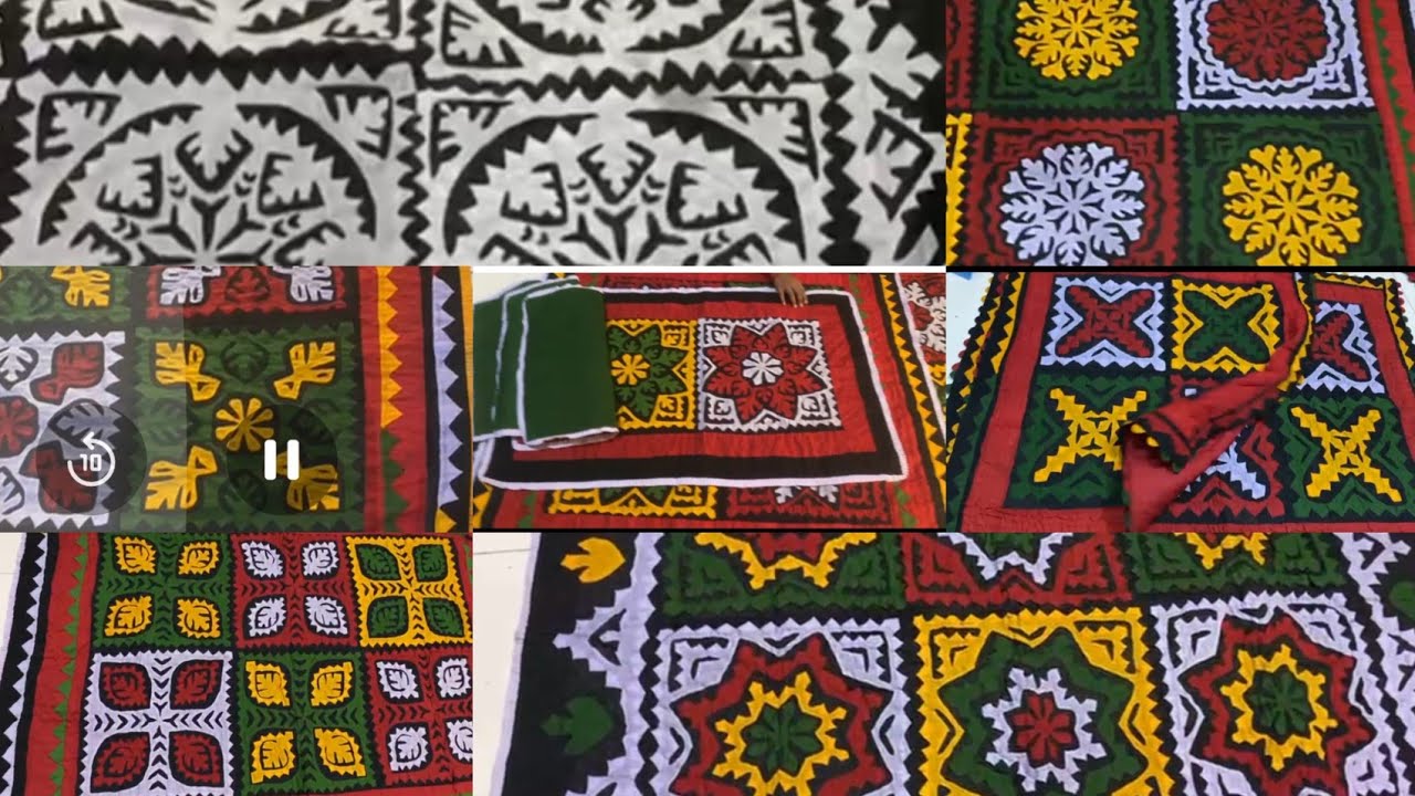 Traditional Sindhi applique work ralli stitched || book your orders 