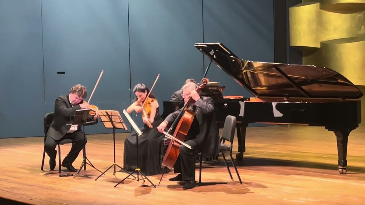 Brahms Piano quartet op.60 Brakhman, Ostrovsky, Bialobroda, Nemirovsky . Tel aviv 2025