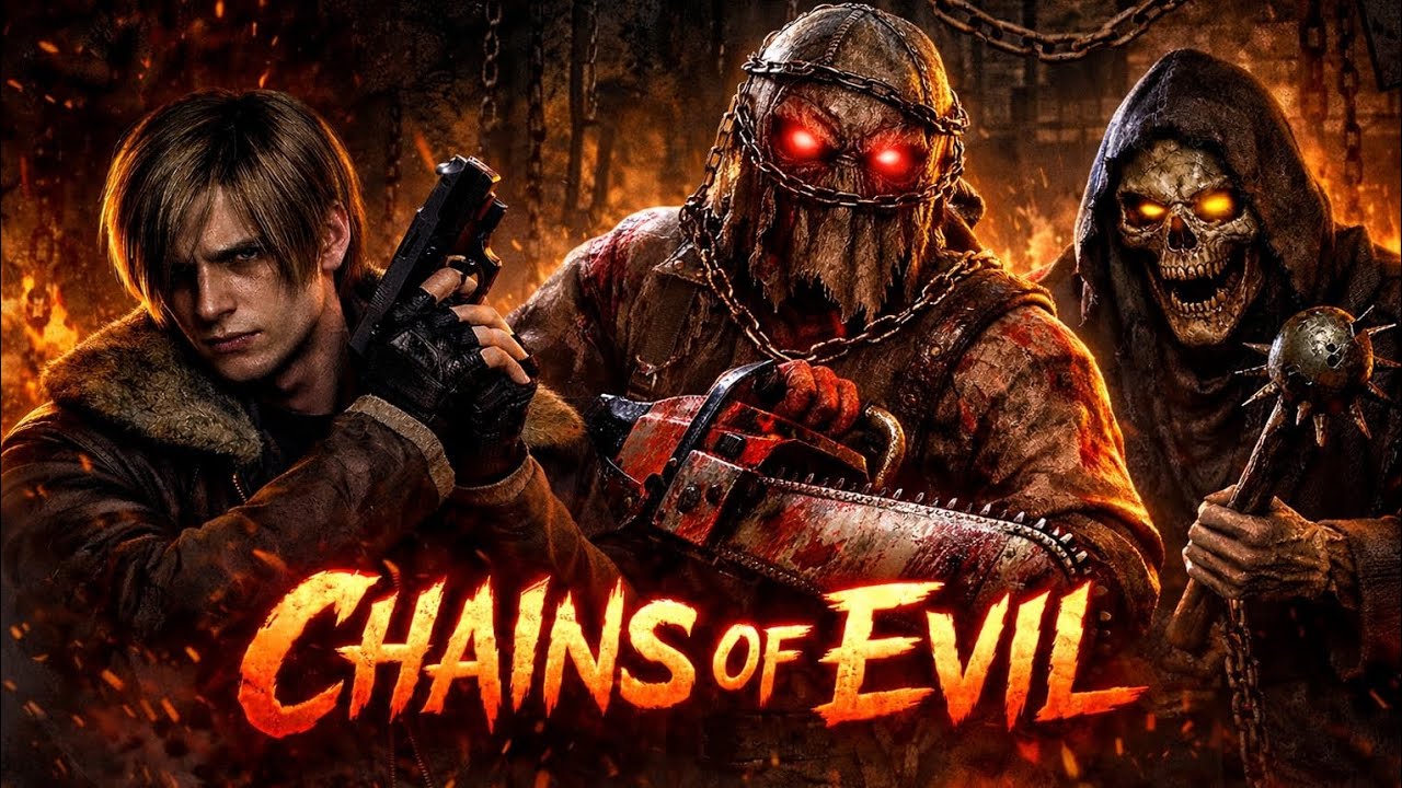 Re4 mod Chains of evil// #Final #Re4 #aethersx2 #ps2