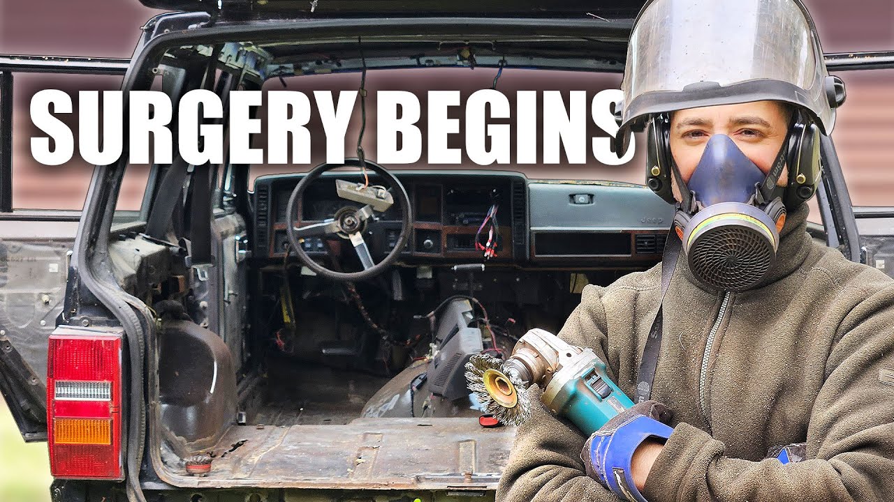 1990 Jeep XJ 4.0 CARGO FLOOR REMOVAL / Ep:04