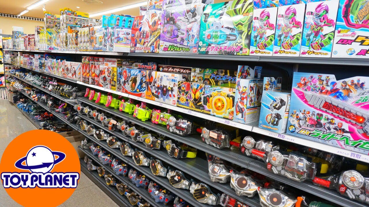 仮面ライダー編トイプラネット 店内動画 kamenrider toy hunt shopping japan recycle shop vintage mainan【仮面ライダーリバイス】