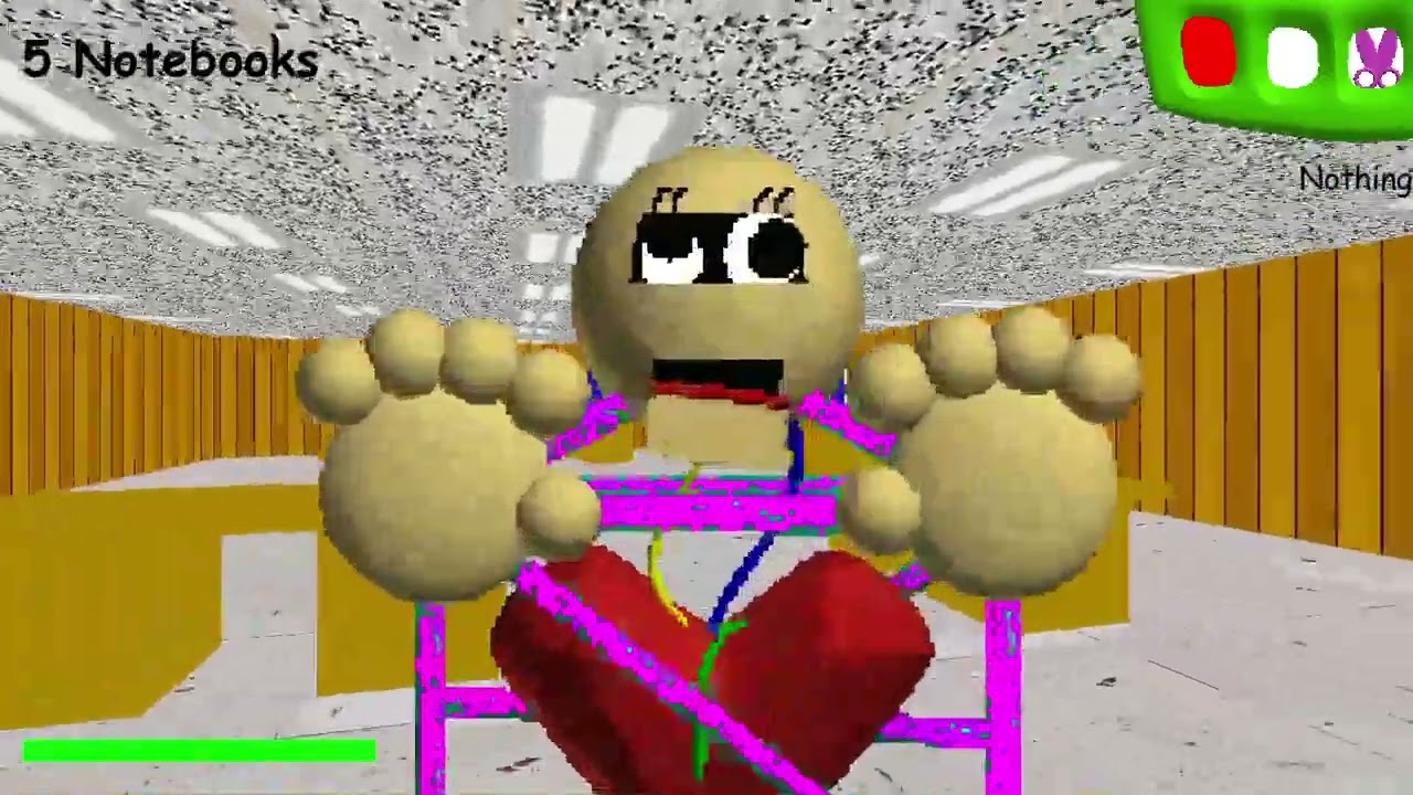 BBCMS 5 Baldi's Basics The Perplexing School Gameplay with glitching 4 BBCCS