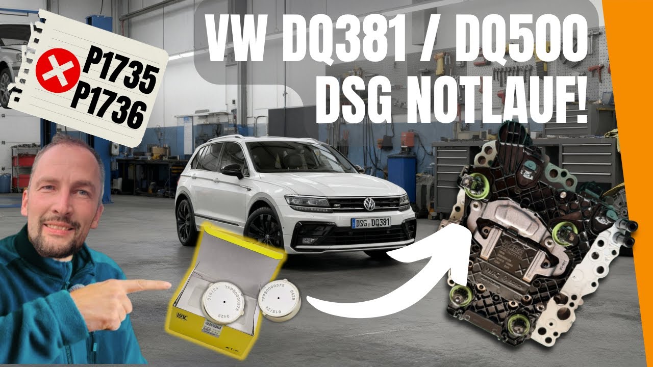 VW DSG Fehler P1735 & P1736? Kupplungsdrucksensor selbst tauschen! DQ381 | DQ500