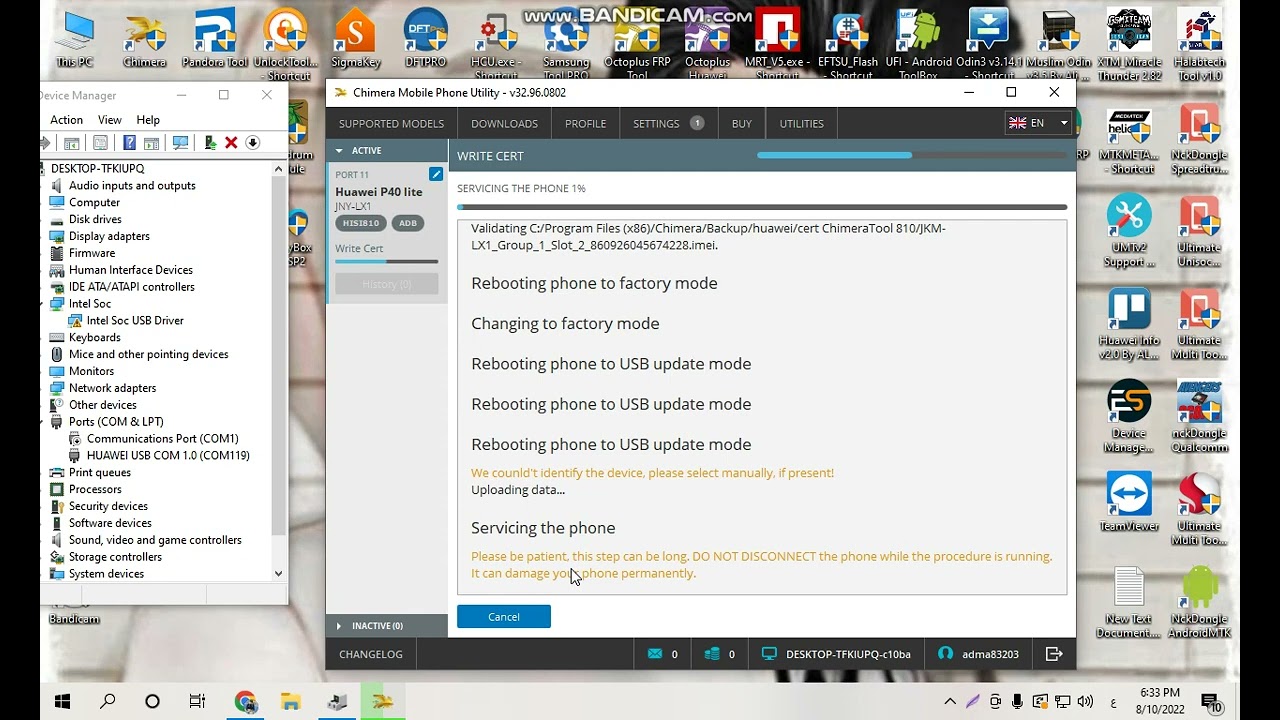 Huawei cert Chimera Tool