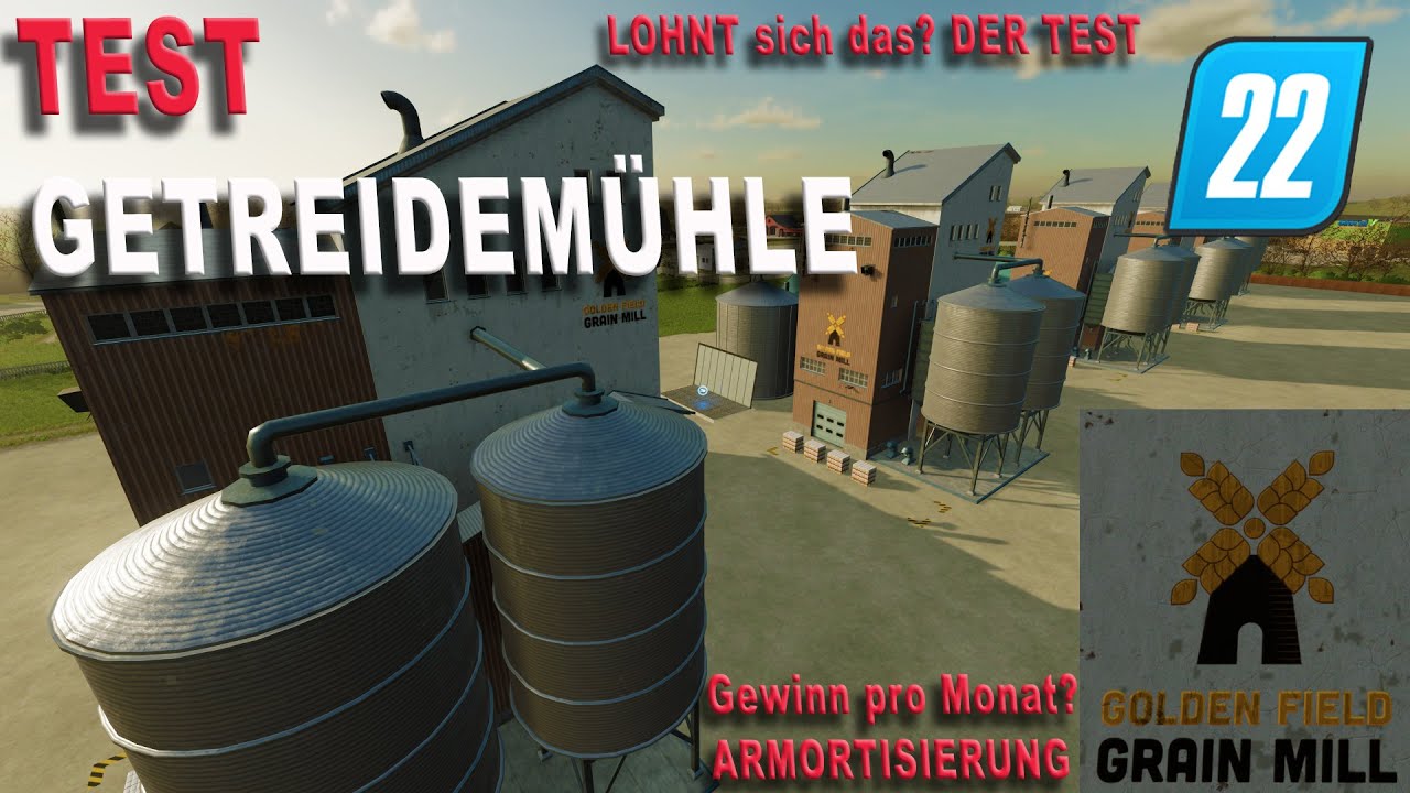 LS22 Test - Getreidemühle - Amortisierung - Gewinn pro Monat?