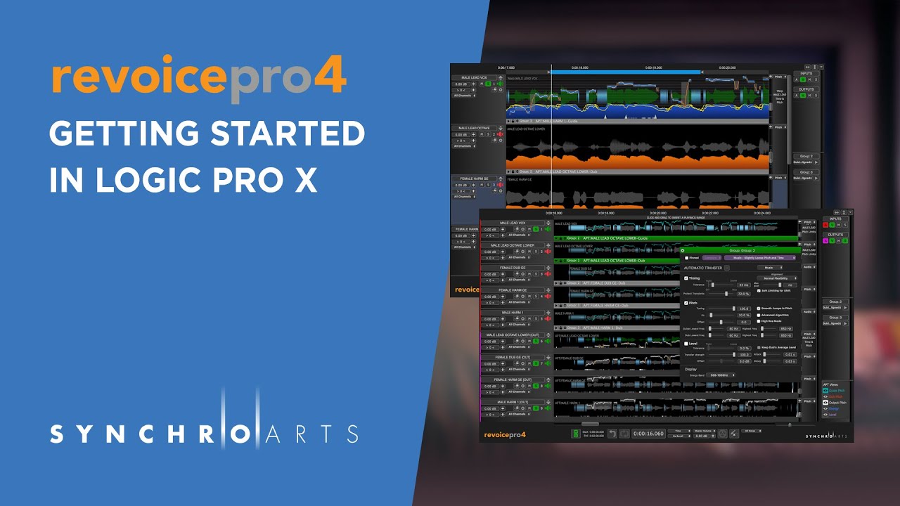 Начало работы с Revoice Pro 4 в Logic Pro X