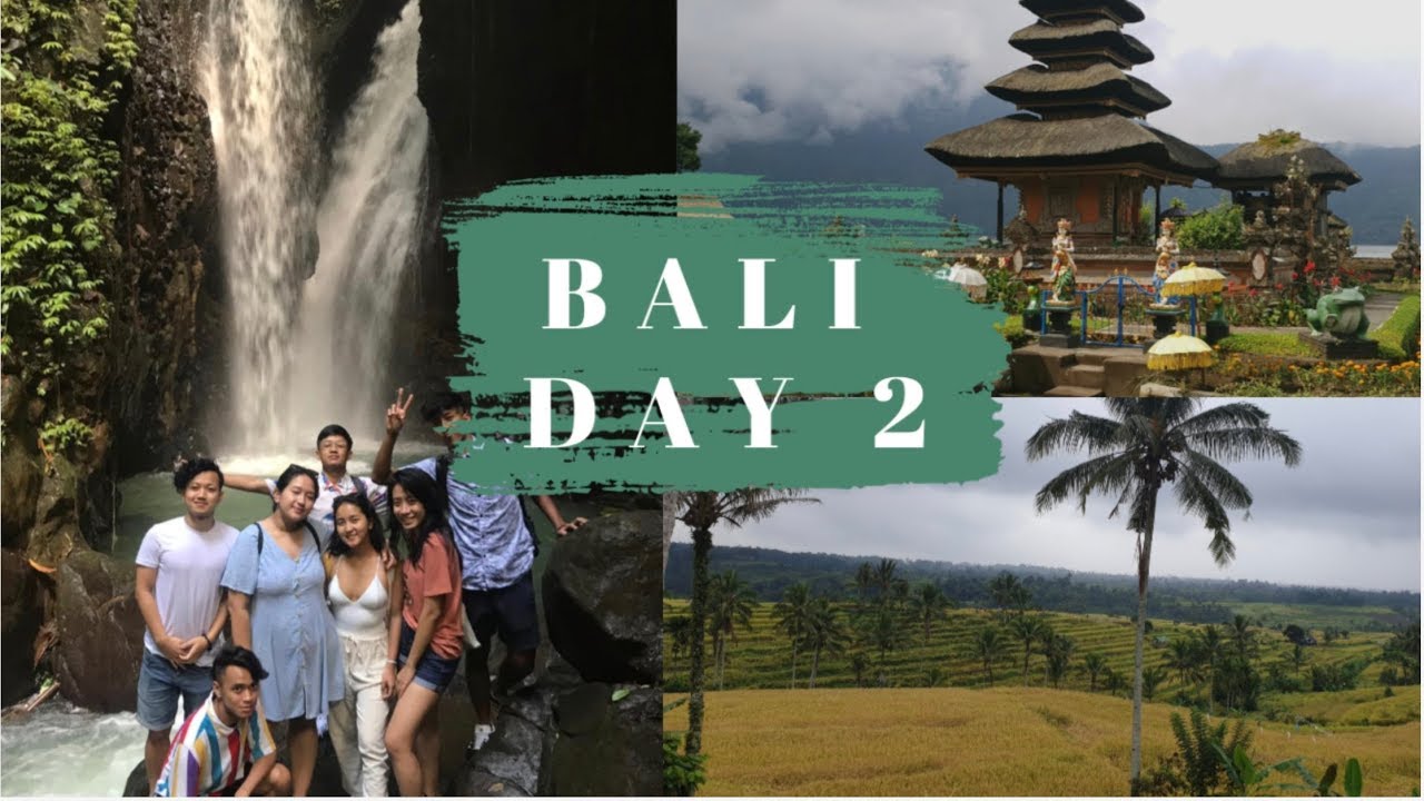 Bali Day 2~ Gitgit, Bedugul, Jatiluwih | Travel Vlog