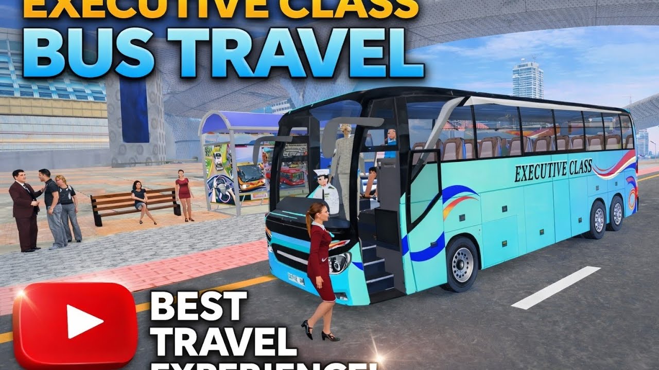 Cartoon Bus Driver 