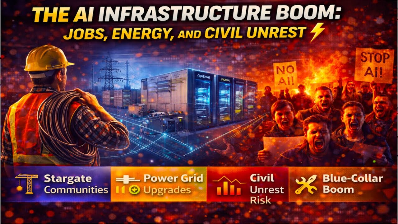 The AI Infrastructure Boom: Jobs, Energy, and Civil Unrest ⚡