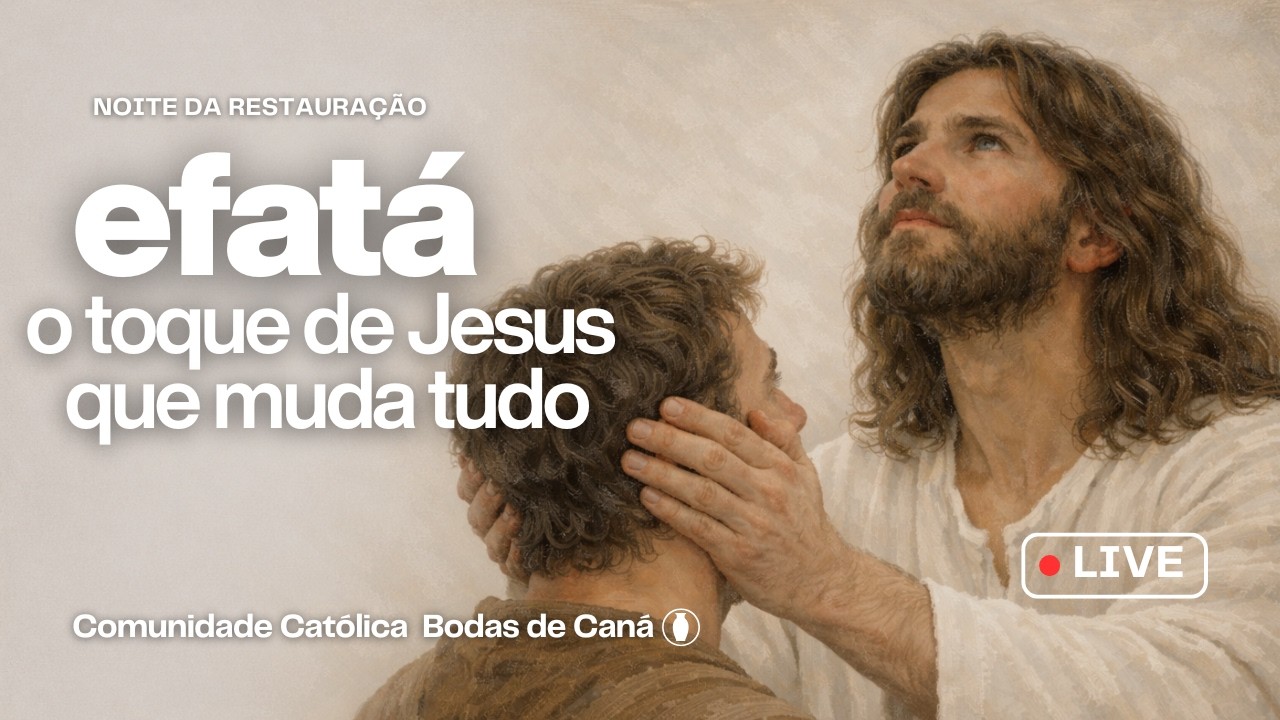 (🔴ao vivo)Efatá o toque de Jesus que muda tudo - Leitura Orante da Palavra|Noite da Restauração