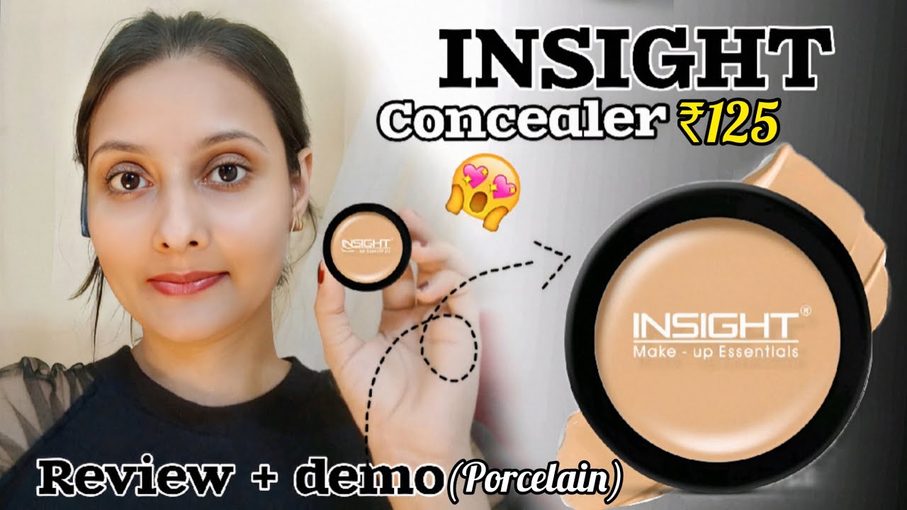 Insight ₹125 Concealer review plus demo ✨ || best full coverage concealer under 200😱