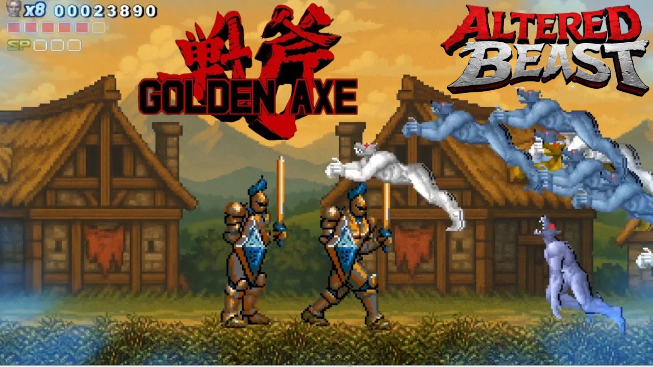 ✅Golden Axe / Altered Beast Remake ver:2026 [Windowsgames] segagenesis - fangame (no openbor) sega