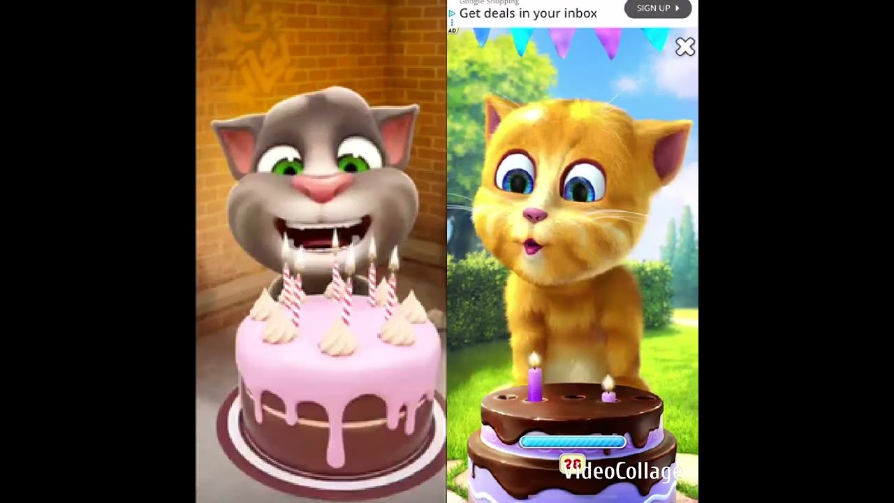Talking Tom Cat vs Talking Ginger Gameplay 