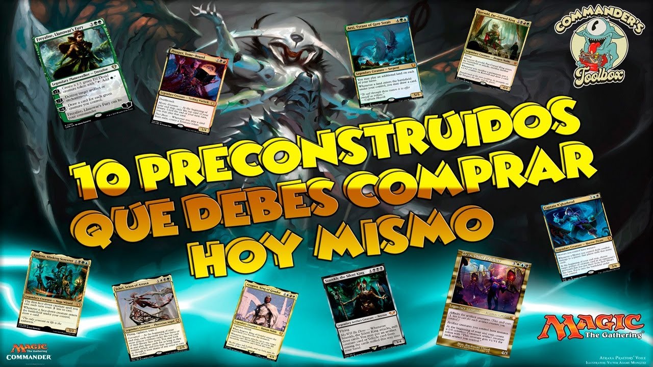 TOP 10 PRECONSTRUIDOS QUE DEBES COMPRAR + SORTEO PRECON AHOY MATEYS | MAGIC THE GATHERING EN ESPAÑOL