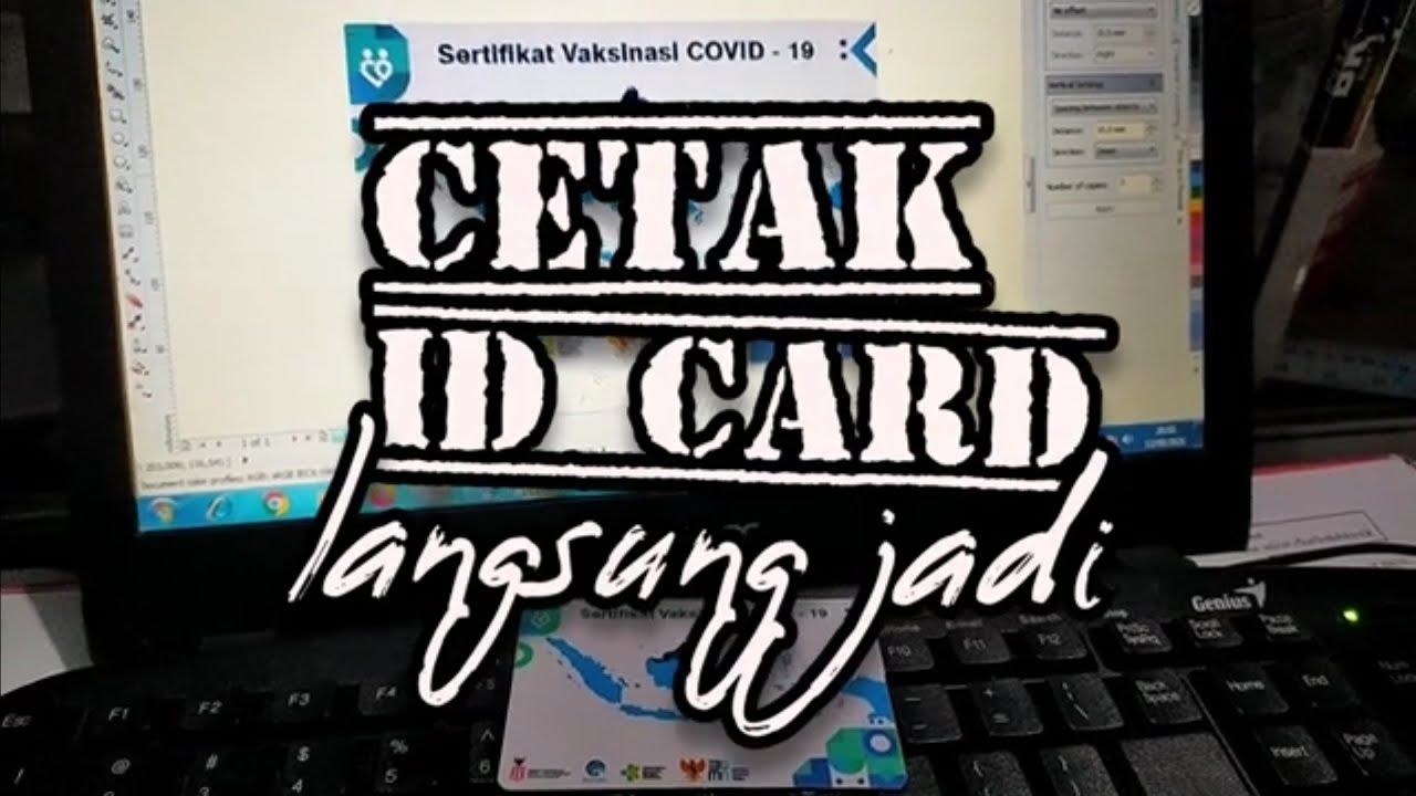 TUTORIAL CETAK ID CARD LANGSUNG JADI 👉 DENGAN CANON IP 2770