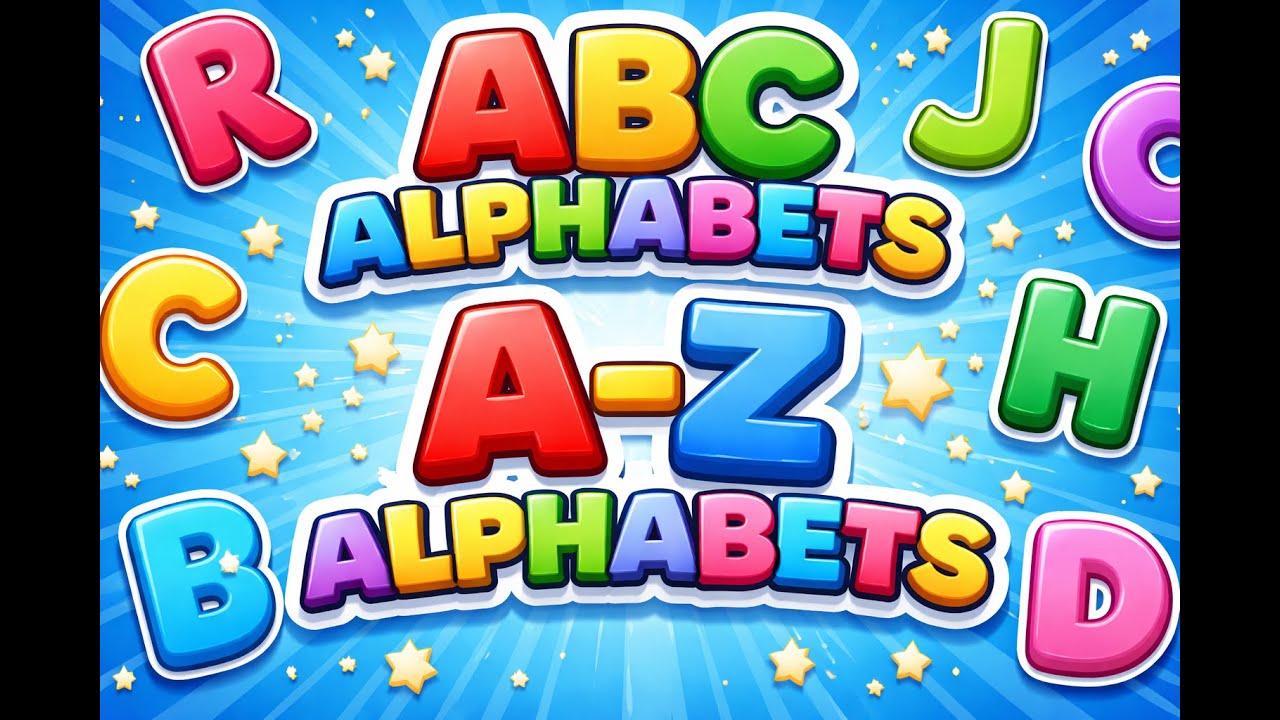 Alphabets Learning for Kids | Kids Education | Learn A–Z with Fun Bouncing Letters | Little Union Tv