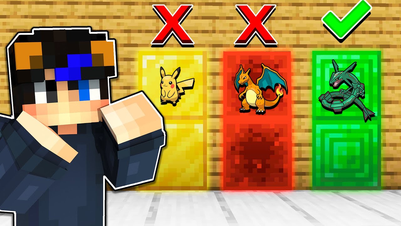 DO NOT CHOOSE the WRONG MYSTERIOUS POKEMON DOOR in Minecraft Pixelmon!