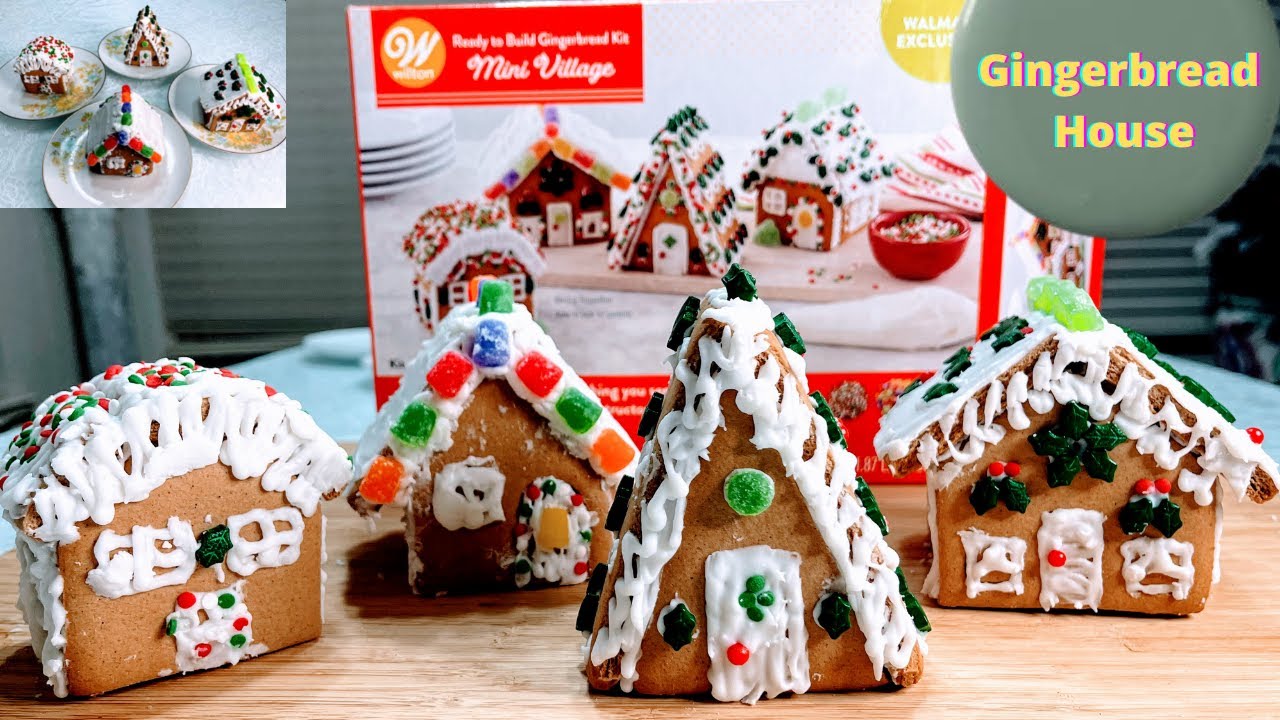 How to assemble & decorate a gingerbread house kit, How to Decorate a Gingerbread House