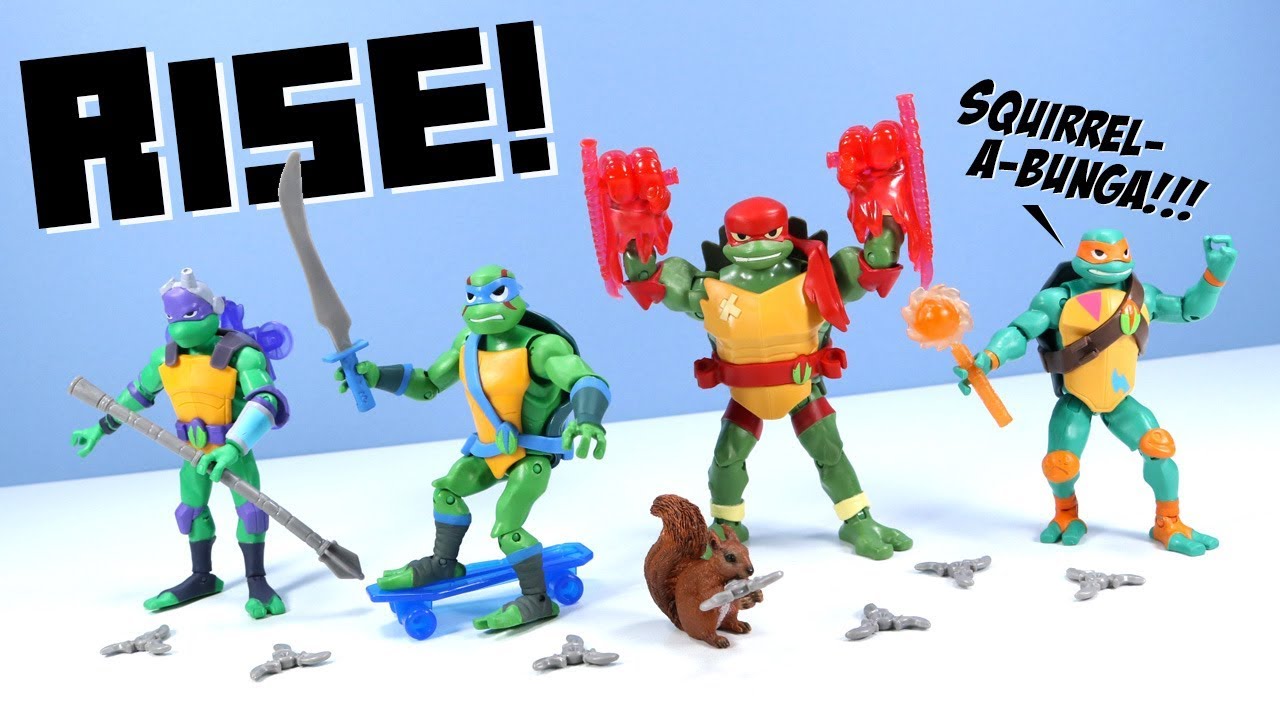 Rise of the Teenage Mutant Ninja Turtles Toys Reboot 2018