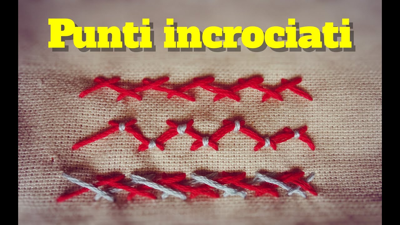 Punto Incrociato e varianti punteggiato e doppio