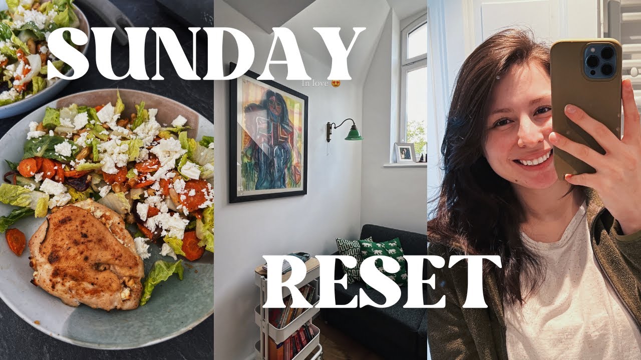 Wie ich mich ENTSPANNT auf die Arbeitswoche vorbereite // Meal Prep, Wäsche, Self-Care