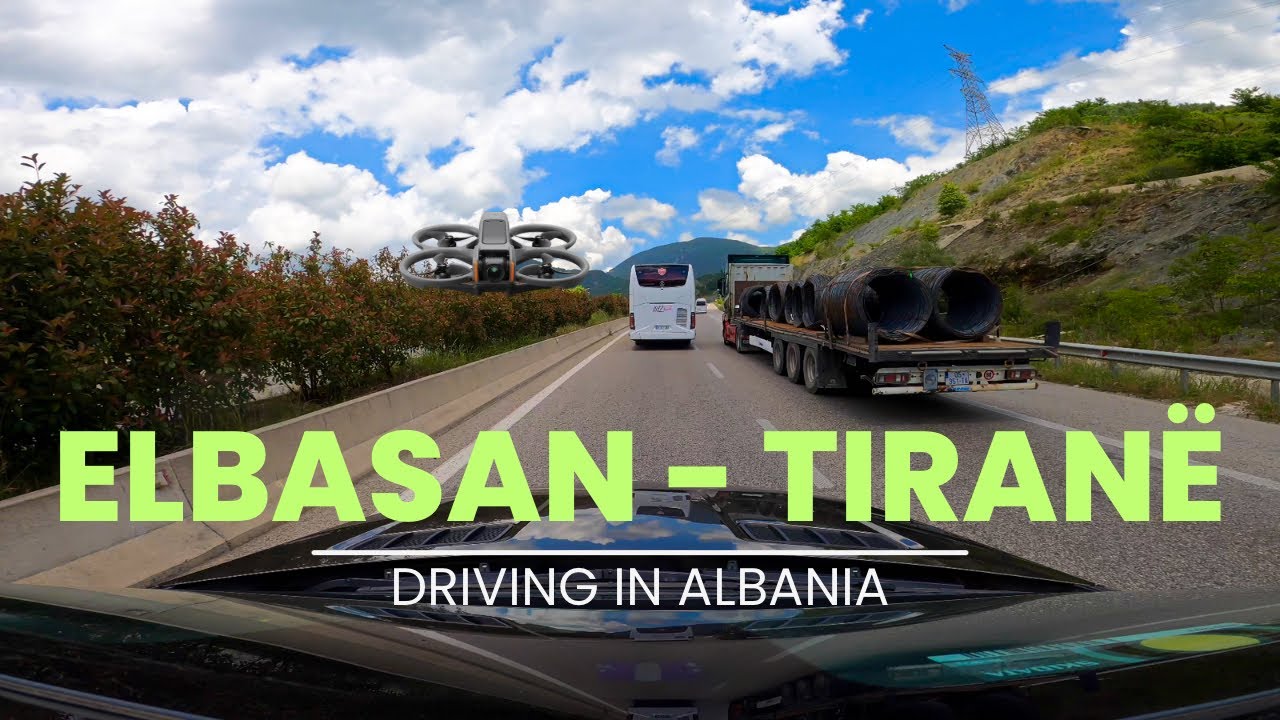 Elbasan - Tiran&euml; | Car Driving 2024 - 🇦🇱 Albania @MTravelVlog