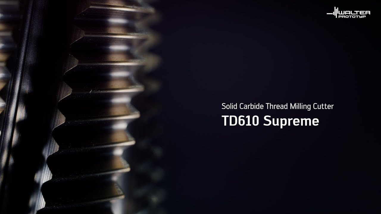 Walter TD610 Supreme - Thread Milling Cutter