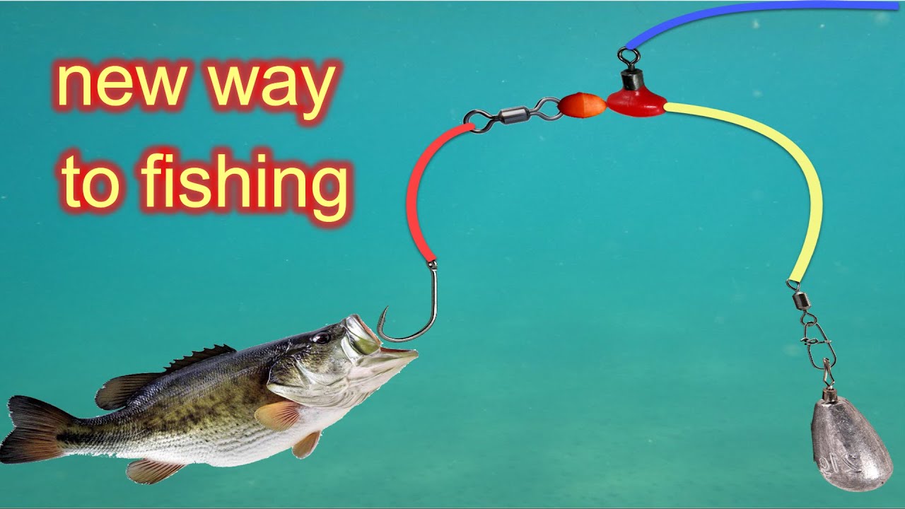 How to tie fishing hooks for big fish .easy fishing