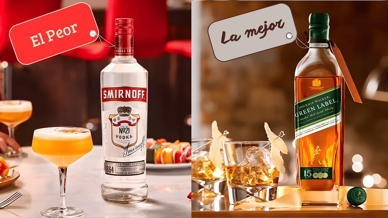 Las 15 Bebidas Alcohólicas Más Consumidas del Mundo Clasificadas de Peor a Mejor