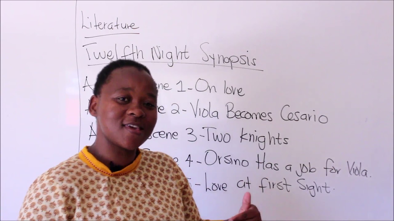 BGCSEIGCSE English Literature -Twelfth Night Synopsis Act 1