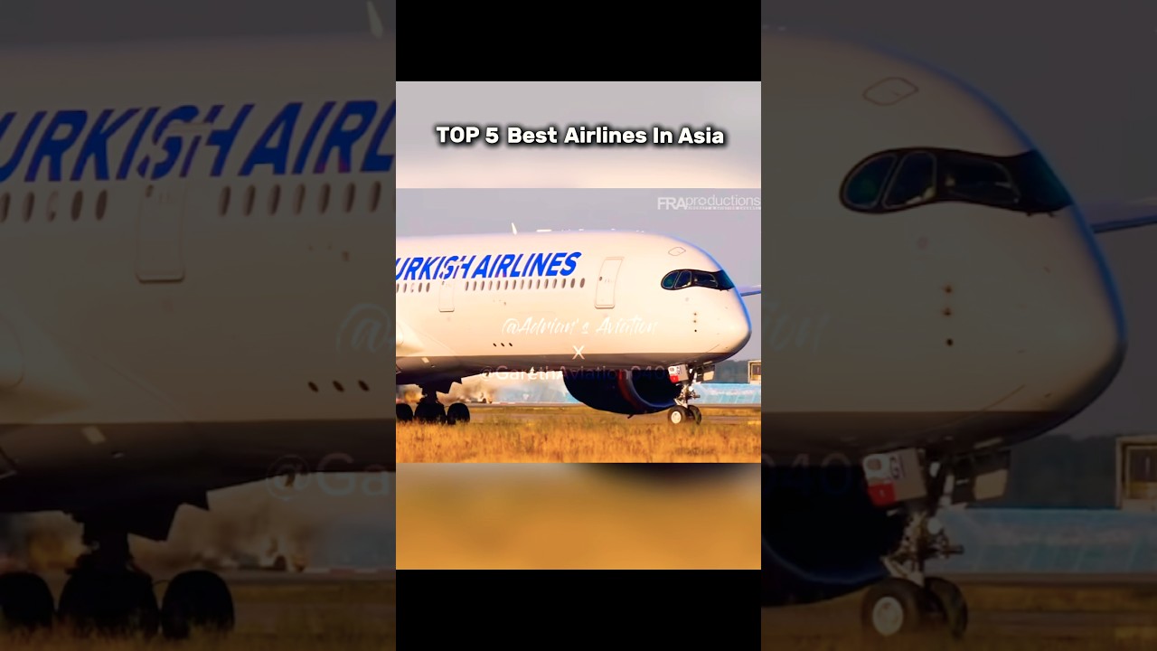 TOP 5 Best Airlines In Asia| Collab with @GarethAviation0403| #viralvideo #aviation #viral #fyp