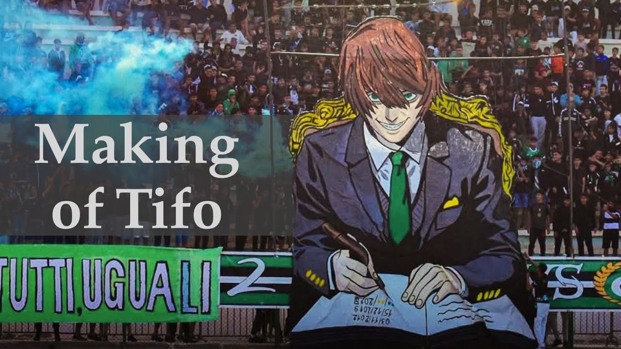 Making of Tifo - Ultras 2tan boys 08  رسم تيفو