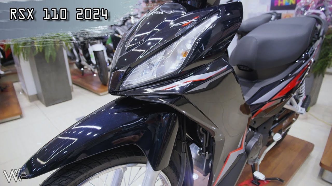 Honda Wave RSX 110 Đen B&oacute;ng B&aacute;nh Căm Walkaround