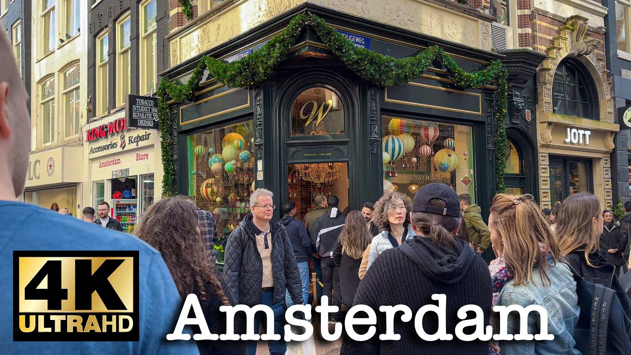 Amsterdam Walk🇳🇱  Leidseplein, Leidsestraat | October 2022 [4K 60fps]