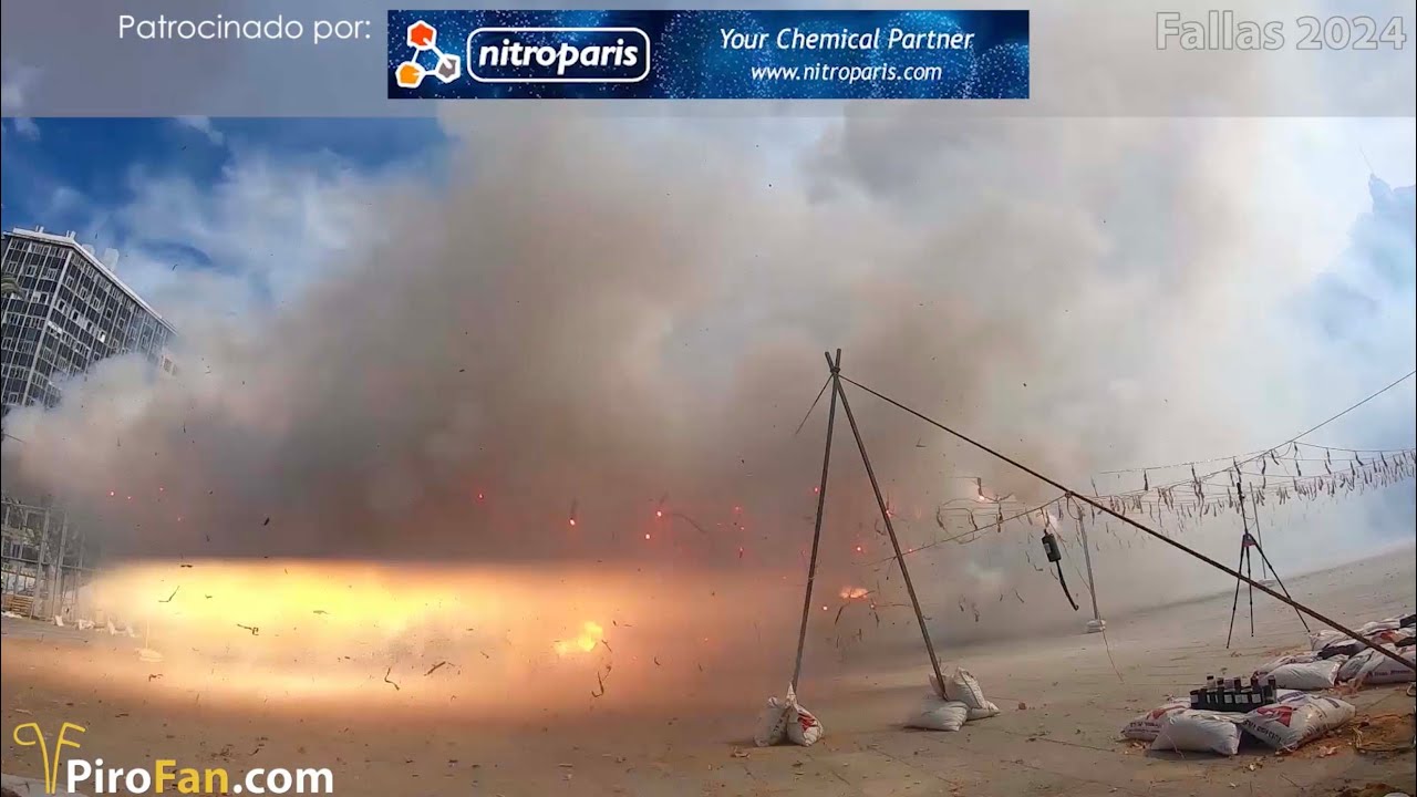 Pirotecnia Alpujarreña - Mascletà 10 de Marzo Fallas 2024