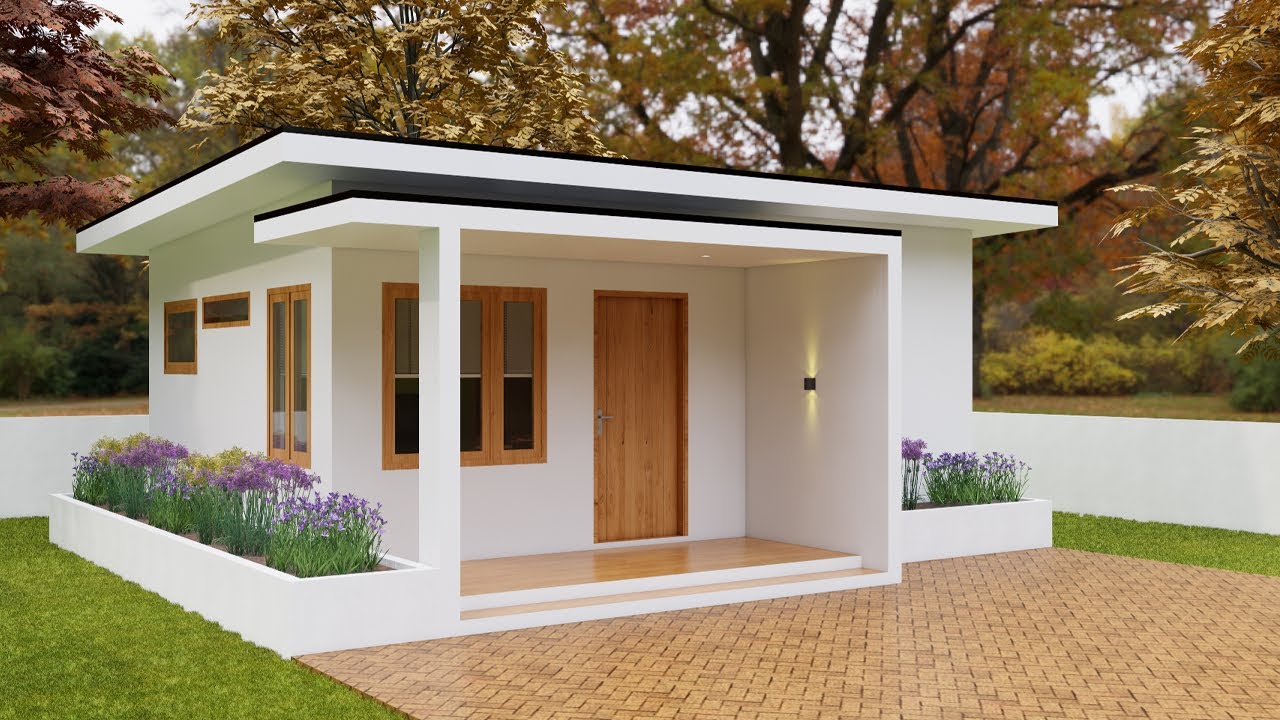 16'x23' (5x7 Meters) Small House Design | Cozy & Modern House With 2 Bedrooms