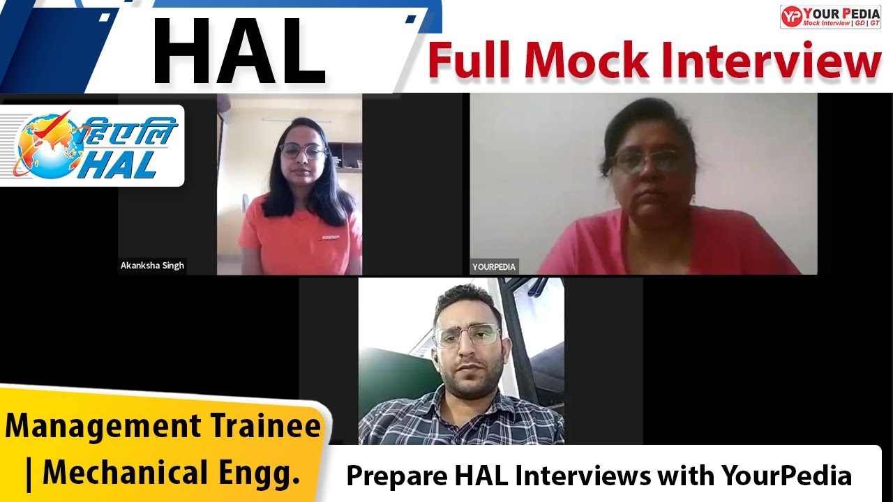 HAL Full Mock Interview For Management Trainee |HAL Interview  Preparation & Guidance with YourPedia