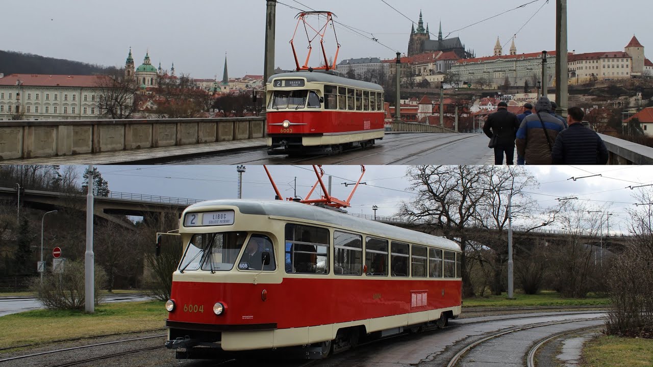 Tramvaje T2 na lince 2 - 7.3.2020