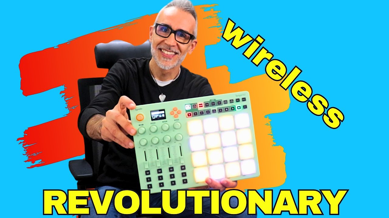 REVOLUTIONARY Synido Wireless Midi Controller for Traveling Musicians!