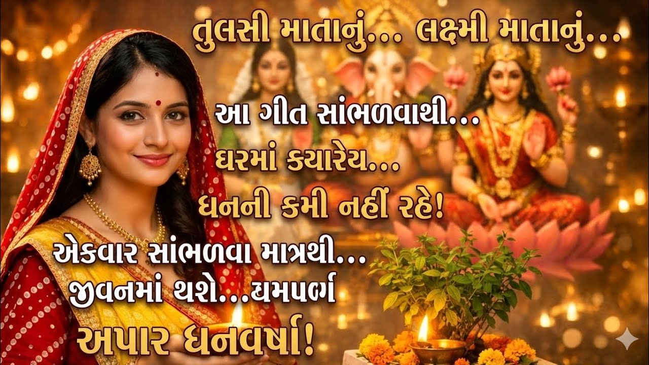 તુલસી માતા લક્ષ્મી માં મંત્ર ગીત | Tulsi Laxmi Mata Powerful Mantra Song સાંભળવાથી થશે ધનવર્ષા 