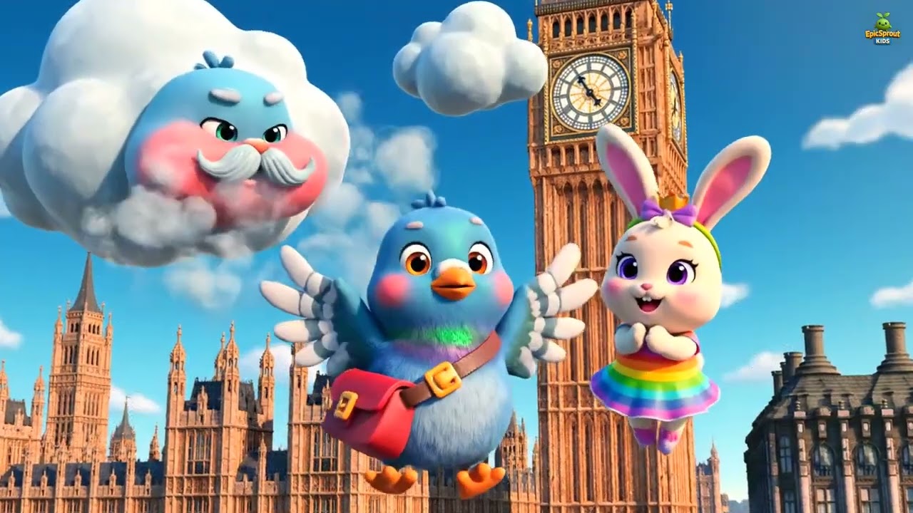 Hebrew | המשלוח הגדול של פרסי היונה | Percy the Pigeon’s Big Delivery | Kids Song