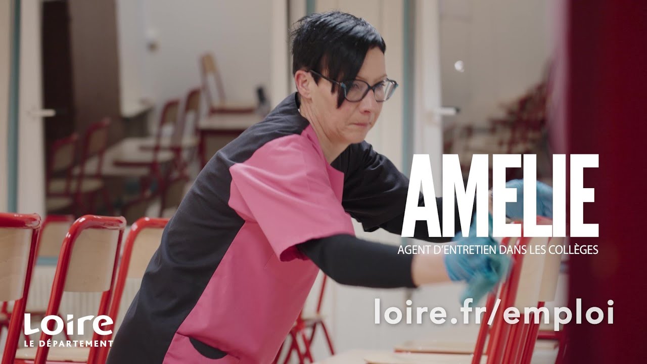 Amélie, agent d'entretien polyvalent dans les collèges (version longue)
